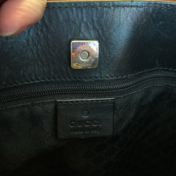 Gucci Vintage Sherry Line Web Tote Black - Picture 9 of 14